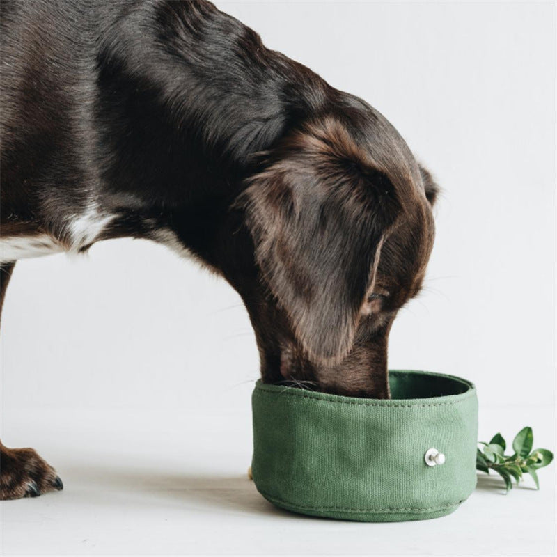 Waterproof Foldable Dog Bowl for Travel