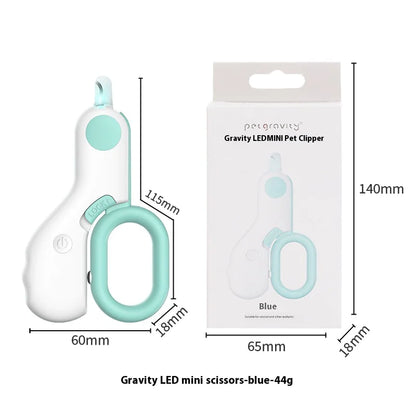 Professional Pet Nail Clipper with LED Light
