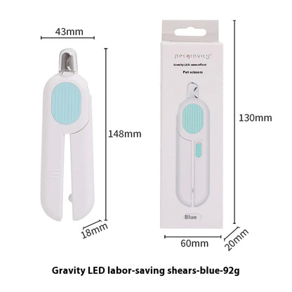 Professional Pet Nail Clipper with LED Light