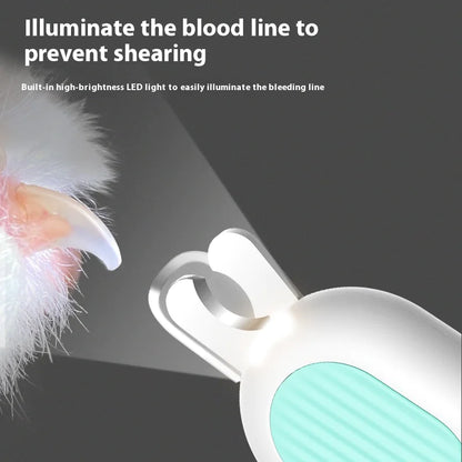 Professional Pet Nail Clipper with LED Light